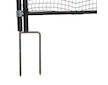 Vstupní branka k univerzálním ohradním sítím, výška 90 cm, šířka 81 cm, 2 hroty, nevodivá