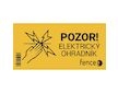 Výstražná tabulka pro elektrické ohradníky - POZOR! ELEKTRICKÝ OHRADNÍK