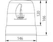 VÝSTRAŽNÝ MAJÁK MULTIFUNKČNÍ 12V / 24V