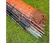 Vyztužená oranžová síť STANDARD pro elektrický ohradník pro ovce, kozy, výška 90 cm, 50 m, 1 hrot