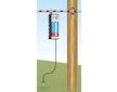 Zkoušečka pro elektrický ohradník, diodová 12 kV, se zemněním