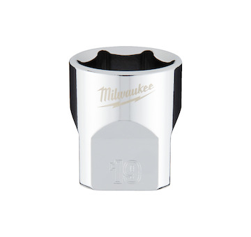 MILWAUKEE Nástrčný klíč metrický ⅜  - 19 mm
