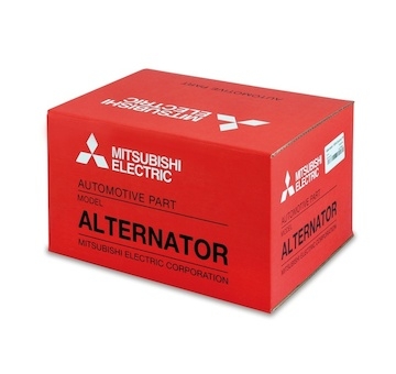 ALTERNÁTOR 24V / 80A + ŘEMENICE Ø75 2 DRÁŽKY - ORIGINÁL MITSUBISHI