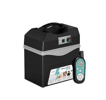Bateriový přenosný RF zdroj pro elektrický ohradník fencee battery DUO RF BDX50 s ovladačem