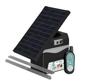 Bateriový RF zdroj fencee battery DUO RF BDX30 s ovladačem + solární panel 30 W + konzole