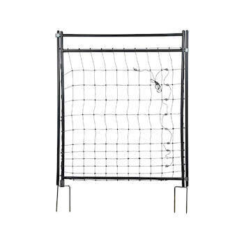 Branka k síti pro elektrický ohradník, výška 110 cm, šířka 86 cm, kabel pro podzemní propojení