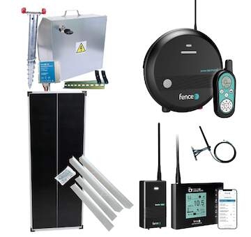Chytrá Farma solární ohradník - Kompletní bezpečnostní schránka + 7J chytrý zdroj, Gateway a Monitor
