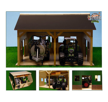 Dřevěný přístřešek Pro 2 traktory