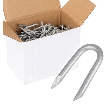 Farmářské pozinkované skoby 3,1 × 31 mm - 1 kg, cca 290 ks