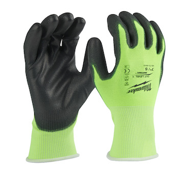 Hi-Vis Cut A Gloves Hi-Vis Cut A Gloves - 7/S - 1pc