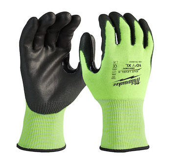 Hi-Vis Cut C Gloves Bulk Hi-Vis Cut C Gloves - 10/XL - 144pc