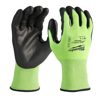 Hi-Vis Cut C Gloves Bulk Hi-Vis Cut C Gloves - 9/L - 144pc
