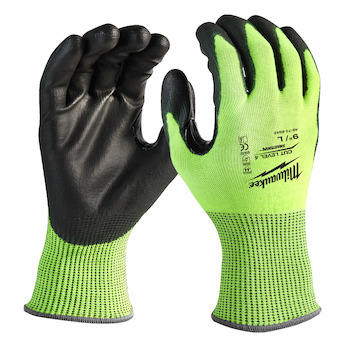 Hi-Vis Cut D Gloves Hi-Vis Cut D Gloves - 10/XL - 1pc