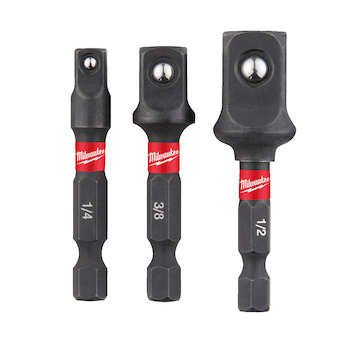 Impact adaptors - Hex reception Impact adaptor set - 3pc
