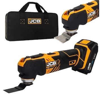 JCB 21-18MT SET Aku oscilační bruska s akumulátorem a nabíječkou