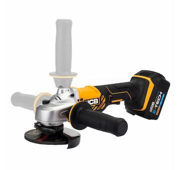 JCB aku úhlová bruska 115mm + taška + 2 baterie