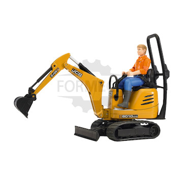 JCB Mikrobagr 8010 CTS + stavební dělník