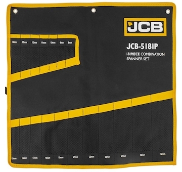 JCB obal na klíče 8-32 mm, 18 kusů