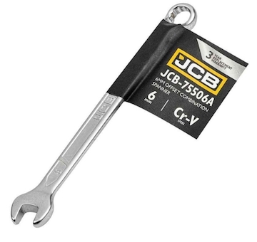 JCB Očkoplochý klíč vyhnutý 6 mm