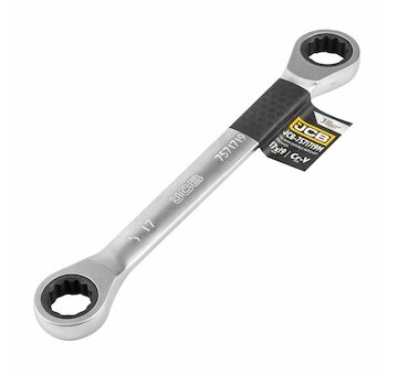 JCB Očkový ráčnový klíč 17x19mm