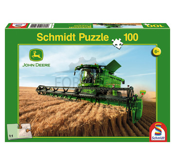John Deere mlátička S690 100 dílků <br> od 6 let