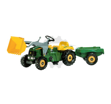 John Deere Nakladač s přívěsem