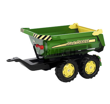 John Deere Sklápěcí přívěs, zelený