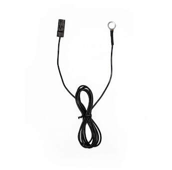 Kabel černý zemnící k monitorovacímu zařízení pro elektrický ohradník - 150 cm