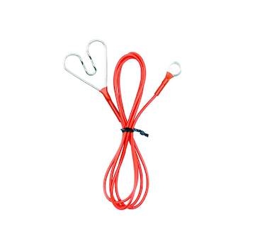 Kabel červený připojovací pro elektrický ohradník - 300 cm