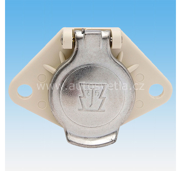 KOVOVÁ ZÁSUVKA S 24V (PLOCHÉ KONTAKTY 6,3 mm)