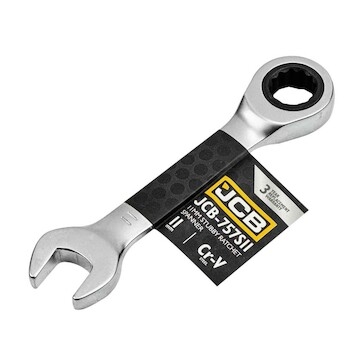 Krátký ráčnový klíč 11mm