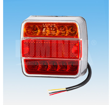 L/P - LED zadní sdružené světlo a SPZ; 9-33V