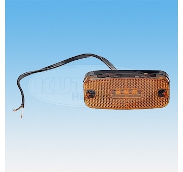 LED BOČNÍ POZIČNÍ SVÍTILNA ORANŽOVÁ + 0,3 m KABEL