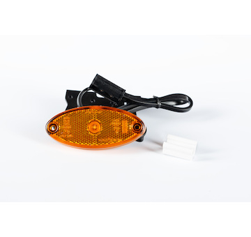 LED BOČNÍ POZIČNÍ SVÍTILNA ORANŽOVÁ + 0,5 M KABEL