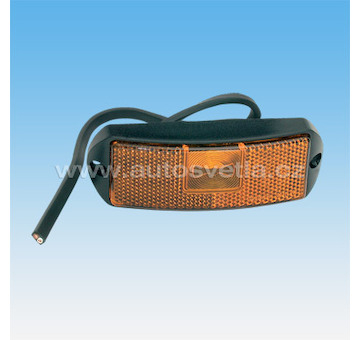 LED BOČNÍ POZIČNÍ SVÍTILNA ORANŽOVÁ  + 0,7 m ADR KABEL