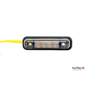 LED BOČNÍ POZIČNÍ SVÍTILNA ORANŽOVÁ, 12-36V + 0,15 M KABEL