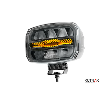 LED dálkový světlomet s pozičním světlem, 220 x 181,8 x 93,4 mm