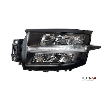 LED HLAVNÍ SVĚTLOMET S ELEKTRICKÝM MOTORKEM OVLÁDÁNÍ + LED DENNÍ SVÍCENÍ