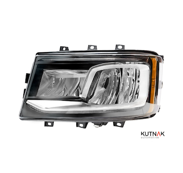 LED HLAVNÍ SVĚTLOMET S ELEKTRICKÝM OVLÁDÁNÍM + LED DENNÍ SVÍCENÍ