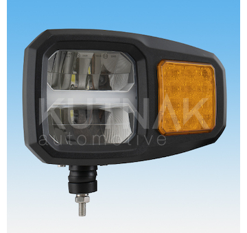 LED HLAVNÍ SVĚTLOMET SE SMĚROVOU SVÍTILNOU + ZÁSUVKA DEUTSCH, 1100 LUMENŮ