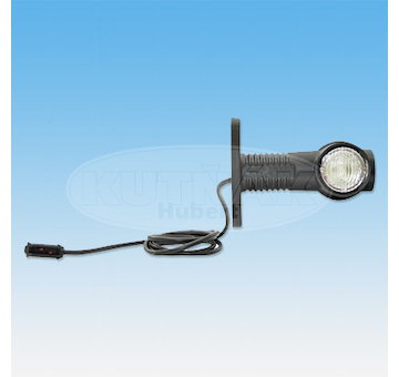 LED OBRYSOVÁ SVÍTILNA ČERVENO-ČIRO-ORANŽOVÁ 24V SUPERPOINT III NA PRYŽOVÉM RAMENI + 1,25 m KABEL