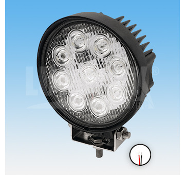 LED prac. světlo 1700Lm; 115x115x40; IP 68; 9-33V