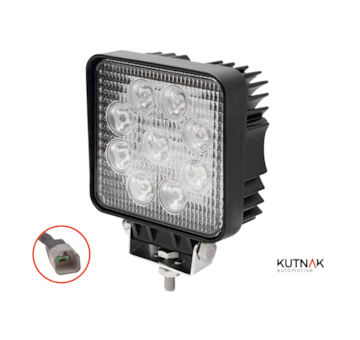LED PRACOVNÍ SVĚTLOMET - 1710 LUMENŮ, 9-33V + 0,35 m KABEL + DEUTSCH DT KONEKTOR