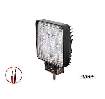 LED PRACOVNÍ SVĚTLOMET, BODOVÝ - 650 LUMENŮ, 9-33V + 0,35 m KABEL