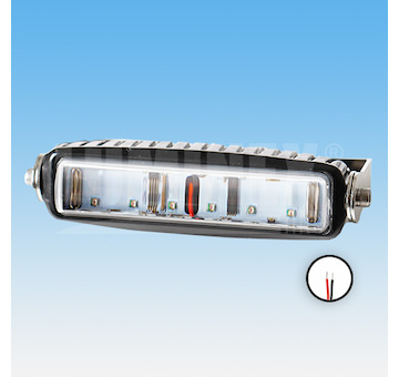LED PRACOVNÍ SVĚTLOMET ČERVENÝ - 660 LUMENŮ, 10-80V + 0,35 M KABEL