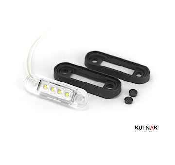 LED PŘEDNÍ POZIČNÍ SVÍTILNA ČIRÁ + 0,15 M KABEL