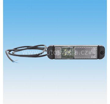 LED PŘEDNÍ POZIČNÍ SVÍTILNA ČIRÁ + 0,95 m KABEL