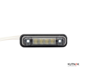 LED PŘEDNÍ POZIČNÍ SVÍTILNA ČIRÁ, 12-36V + 0,15 M KABEL