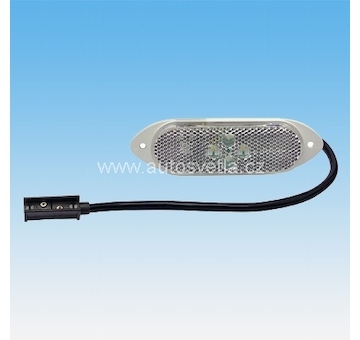 LED PŘEDNÍ POZIČNÍ SVÍTILNA ČIRÁ 24V + 0,5 m KABEL