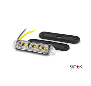 LED VÝSTRAŽNÉ SVĚTLO ORANŽOVÉ